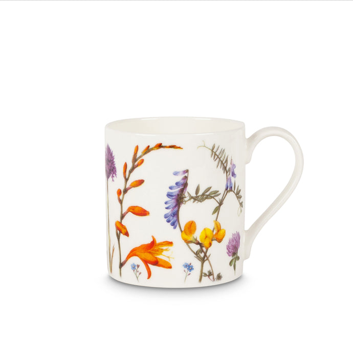 Large Atlantic Flora bone china mug