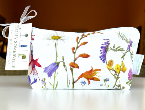 Atlantic Flora makeup bag